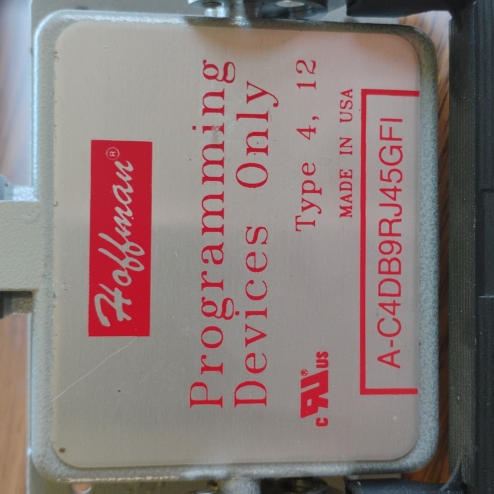 Hoffman Programming Devices Only TYPE 4, 12 A-C 4DB9J45GFI - Picture 1 of 16